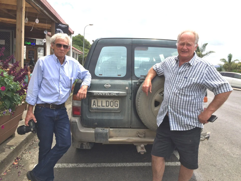 Jim Broadbent and Steven Hurt - Kohukohu, Hokianga NZ